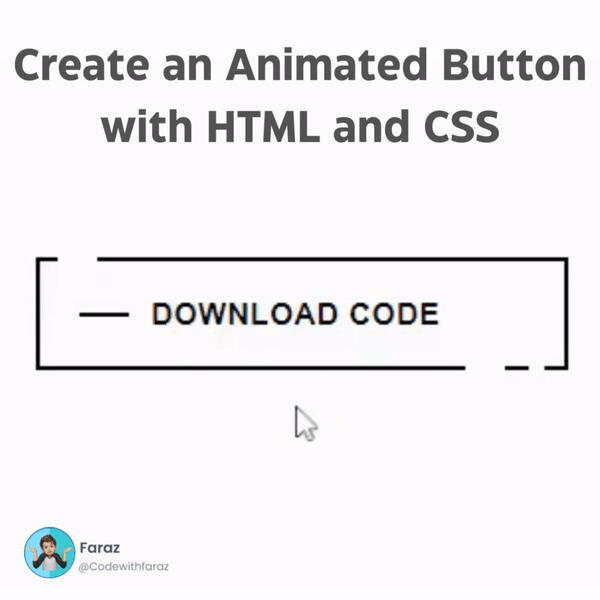Animated button created with HTML and CSS.gif